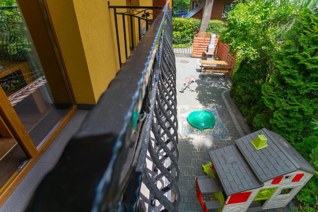 Balkón alebo terasa v ubytovaní Pokoje u Kaśki