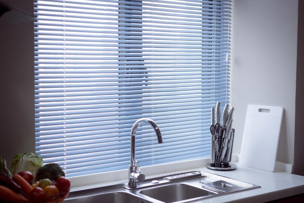 Kuchyň nebo kuchyňský kout v ubytování SOHO Residence