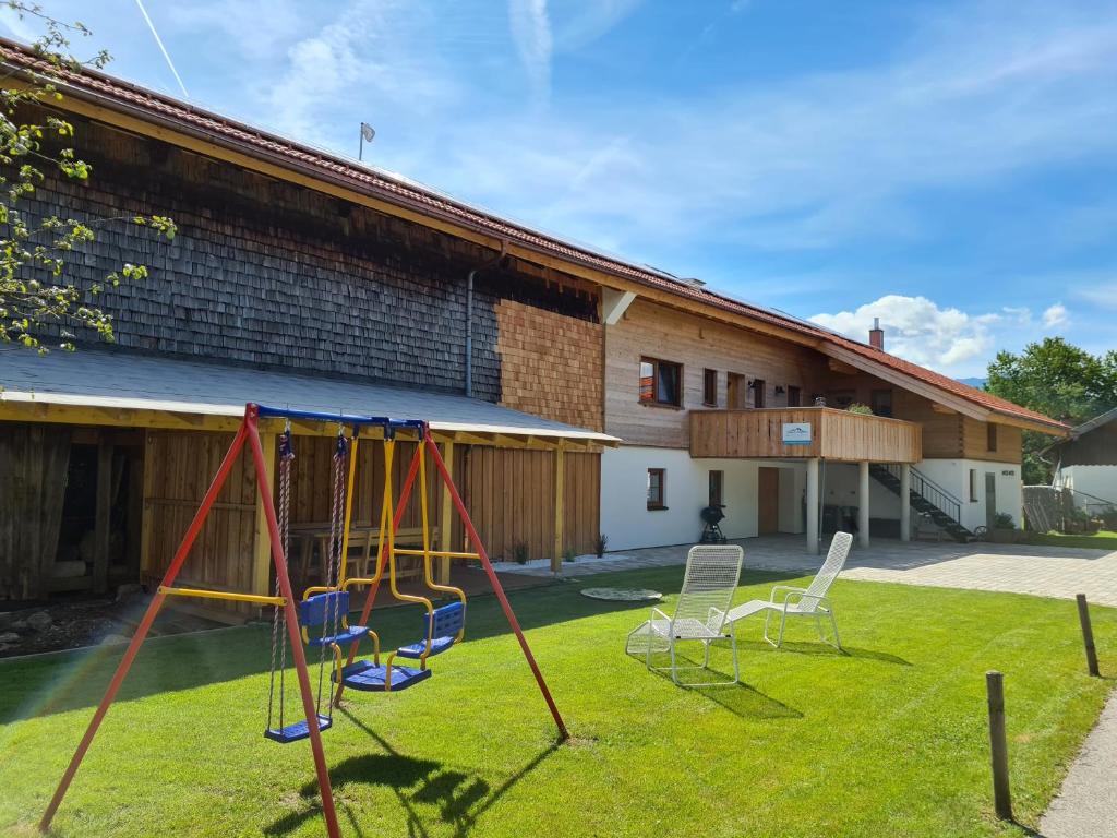 Herní místnost nebo prostor pro děti v ubytování Alpenblick am Chiemsee
