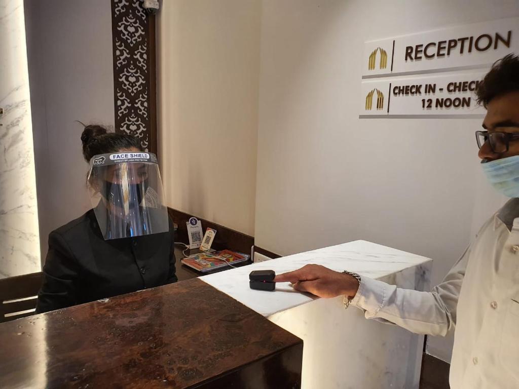 Vstupní hala nebo recepce v ubytování Hotel MBC Citadel Nashik