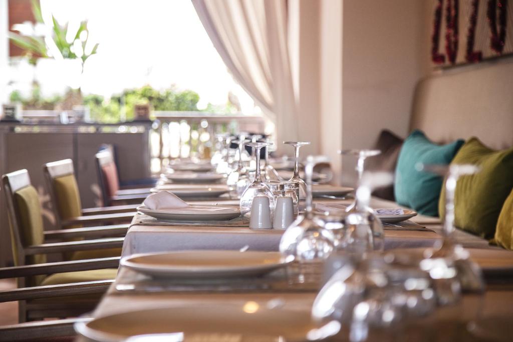 Posezení v ubytování Borjs Hotel Suites & Spa