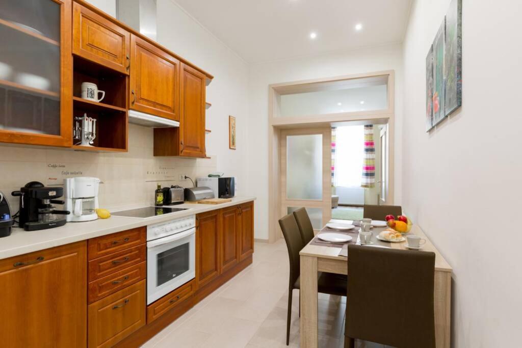 A kitchen or kitchenette at Luxury apartment in the city center