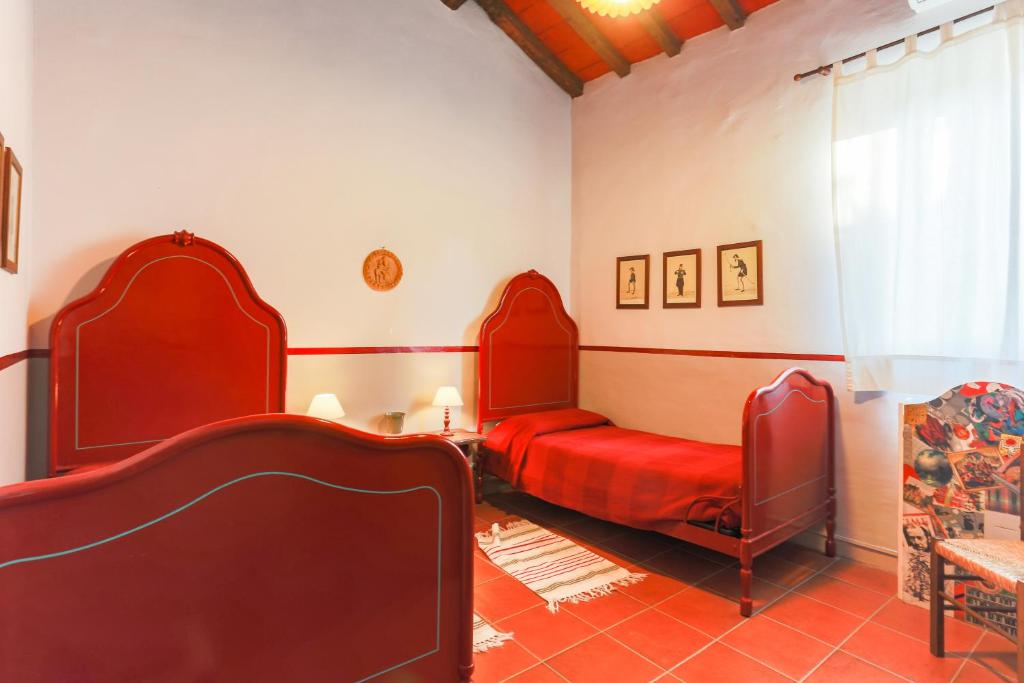 Posezení v ubytování AGRITURISMO LE CORTI DELLA GUALDANA
