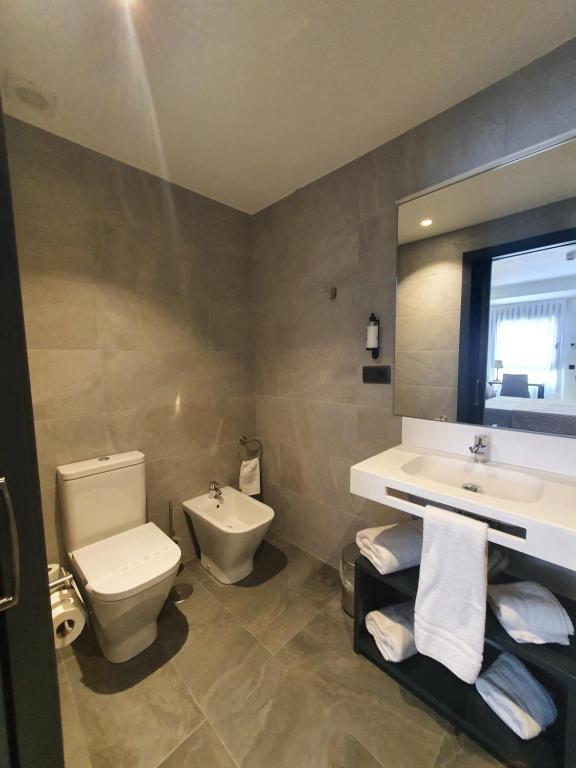 Kúpeľňa v ubytovaní HOTEL IBERUM
