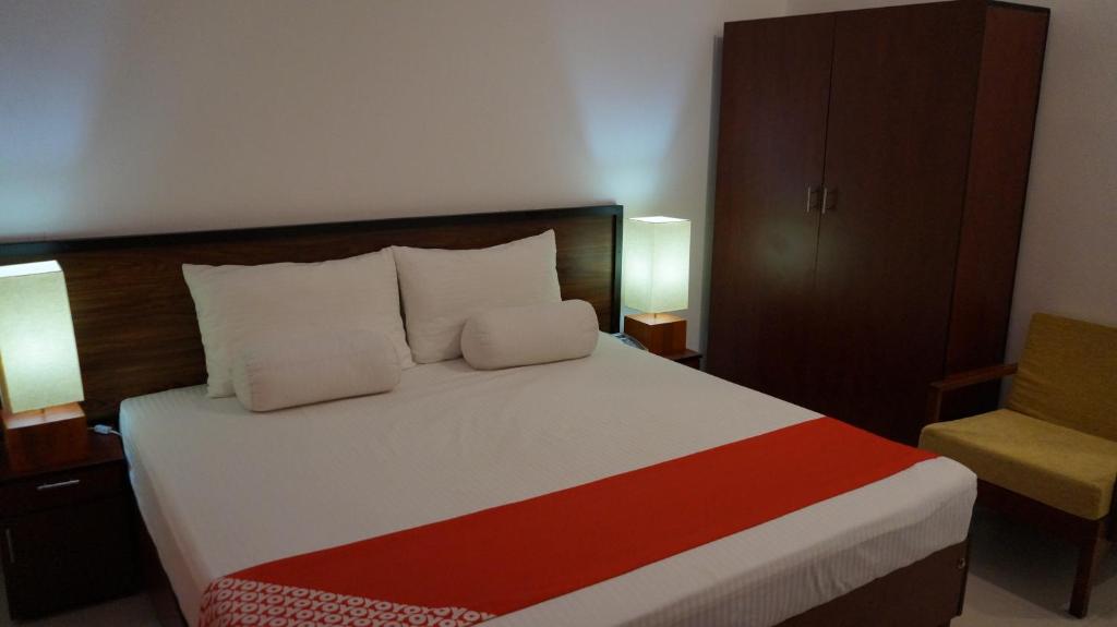 Postel nebo postele na pokoji v ubytování Meth Suites