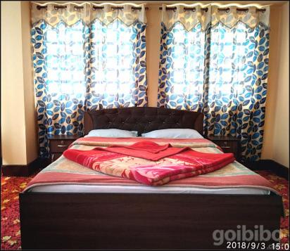 Cama o camas de una habitación en Mount Meridian, Near Manakal Temple
