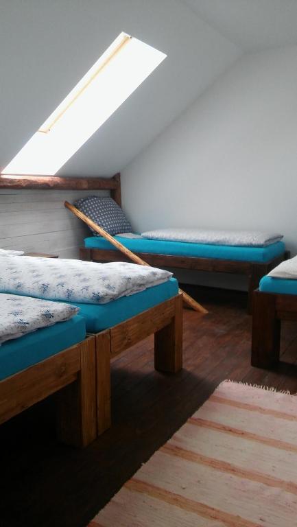 Postel nebo postele na pokoji v ubytování Ubytování Agnes