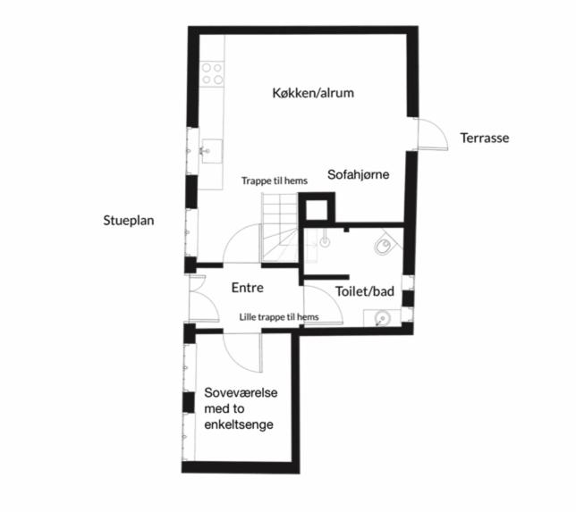Hørhavegården B&B - Sala Familiar Con Baño Privado