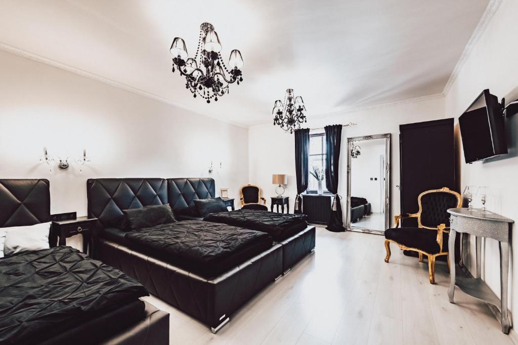 Posezení v ubytování Resort Mlýn Černovice