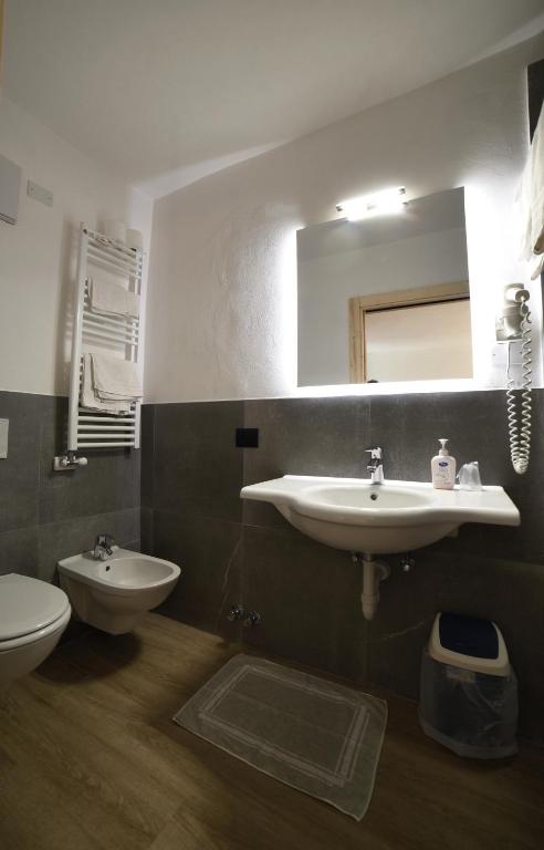 Koupelna v ubytování Hotel Zanella