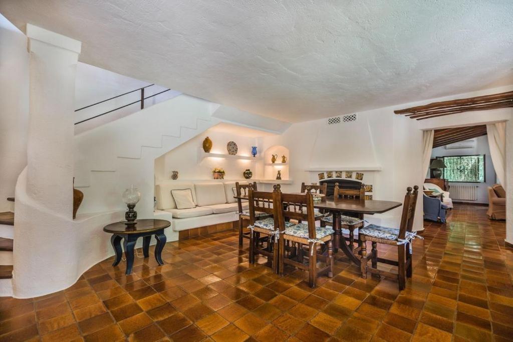 Posezení v ubytování Villa Papalaia