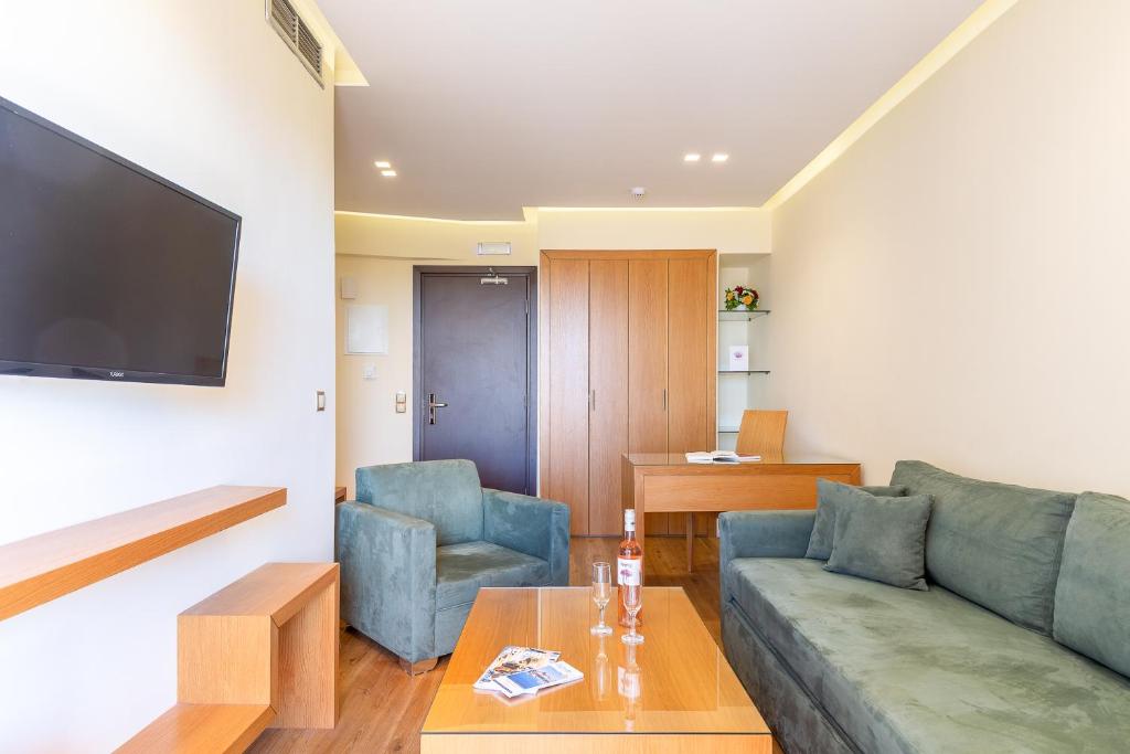 Posezení v ubytování Oasis Hotel Apartments