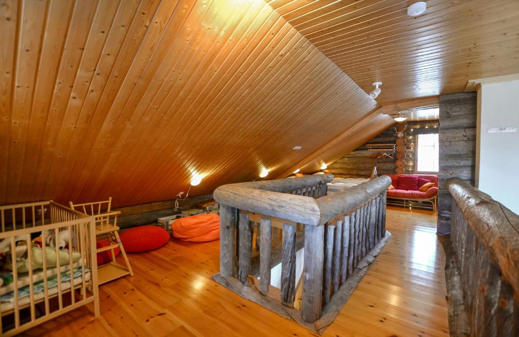 Posezení v ubytování Ylläshilla Cottage