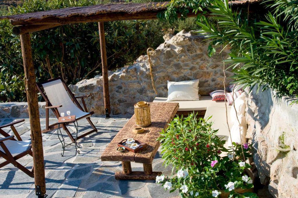 Zahrada ubytování Yiannis Retreat