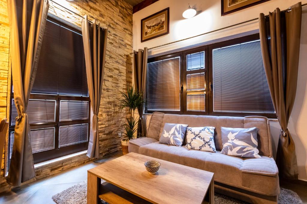 Posezení v ubytování Apartmán POD HRADEM - Vranovská přehrada, Bítov-Horka