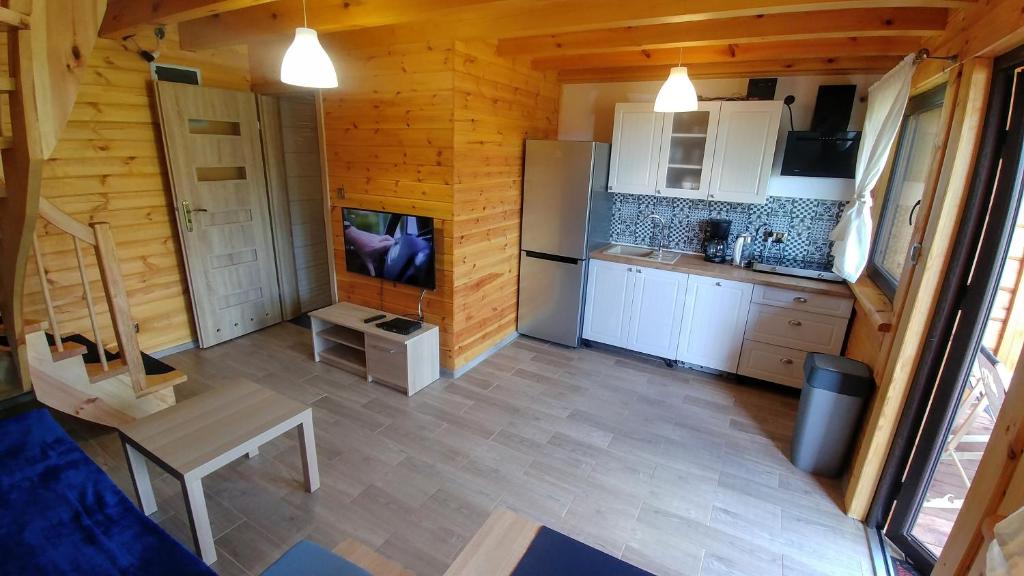 Kuchyň nebo kuchyňský kout v ubytování Siedlisko Niechorze