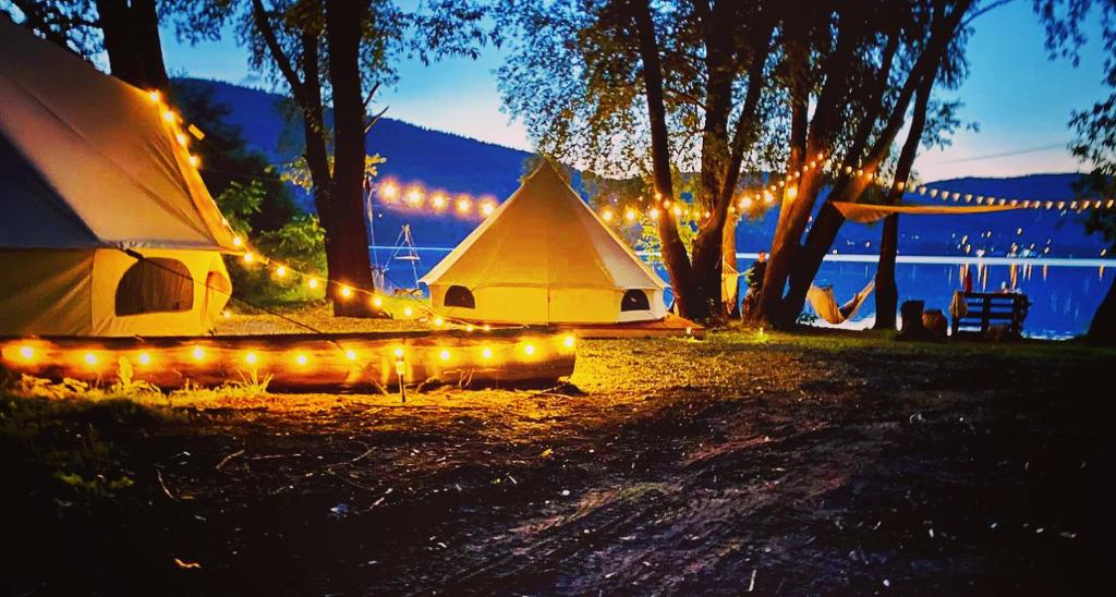 Zahrada ubytování Glampspace Lake View
