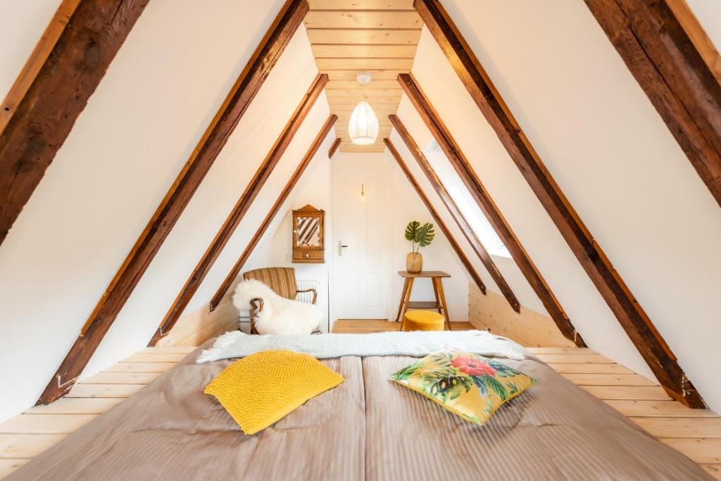 Postel nebo postele na pokoji v ubytování Villa Zwolle Centraal