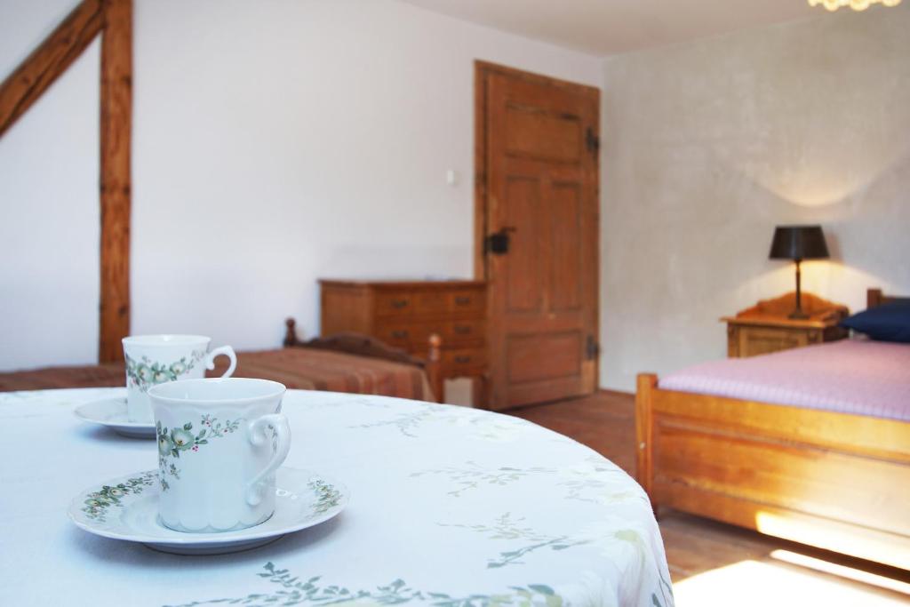 Posteľ alebo postele v izbe v ubytovaní Uspokój Ducha - Adults only