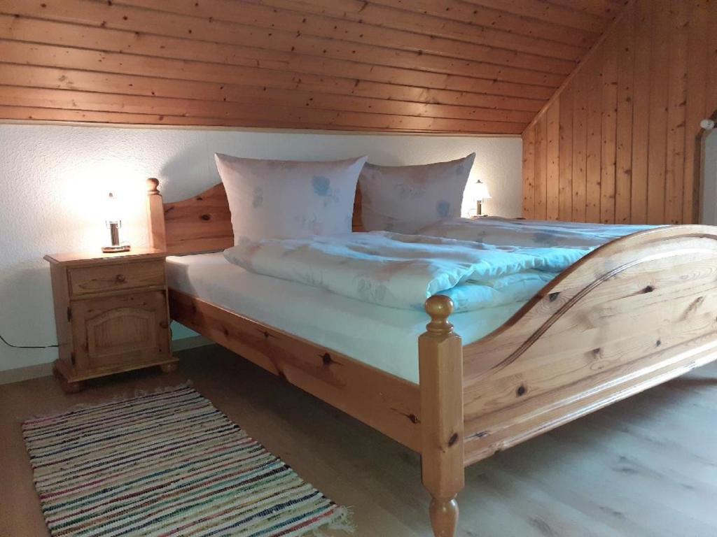 Postel nebo postele na pokoji v ubytování Mattheishof