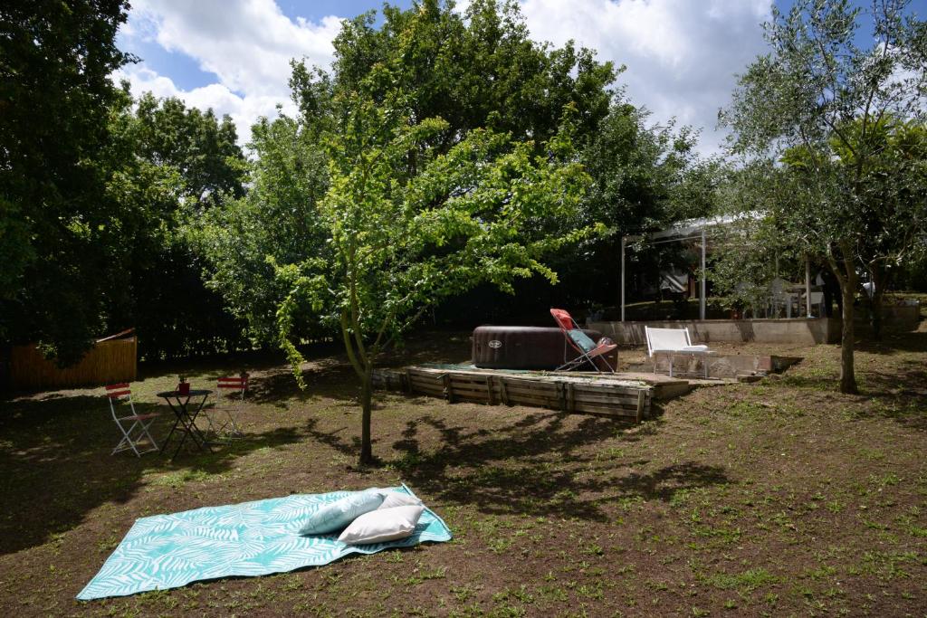 Zahrada ubytování L'Albero Di Gamelì
