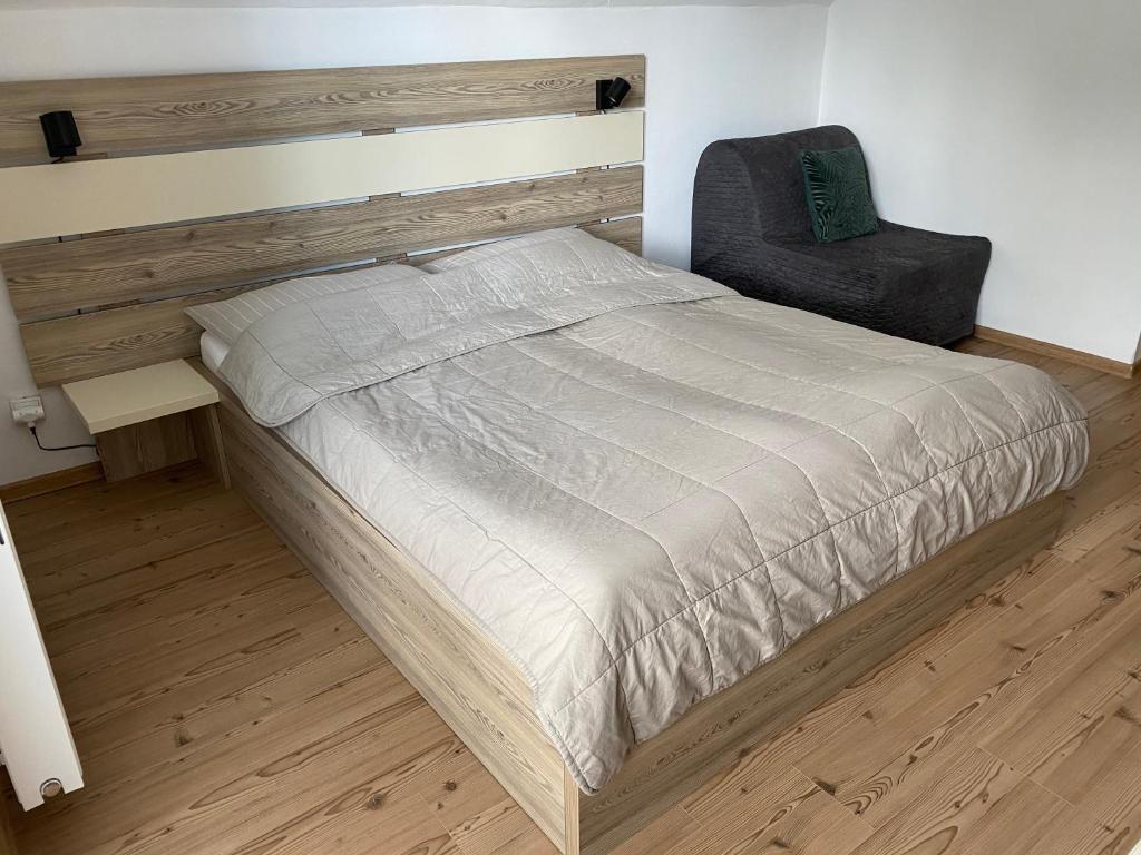 Postel nebo postele na pokoji v ubytování Vila Bellis