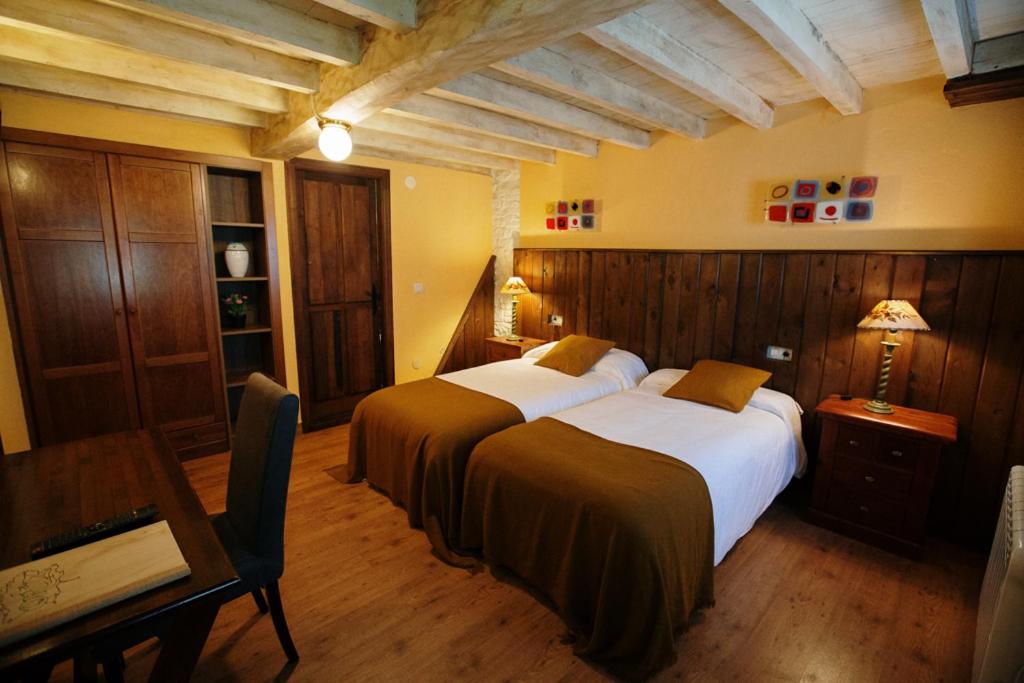 Cama o camas de una habitación en Casa Ortiz