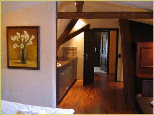 Postel nebo postele na pokoji v ubytování Hotel Villa Boddin