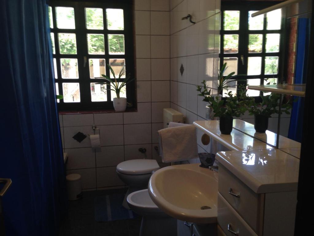 Koupelna v ubytování Apartman Kačić