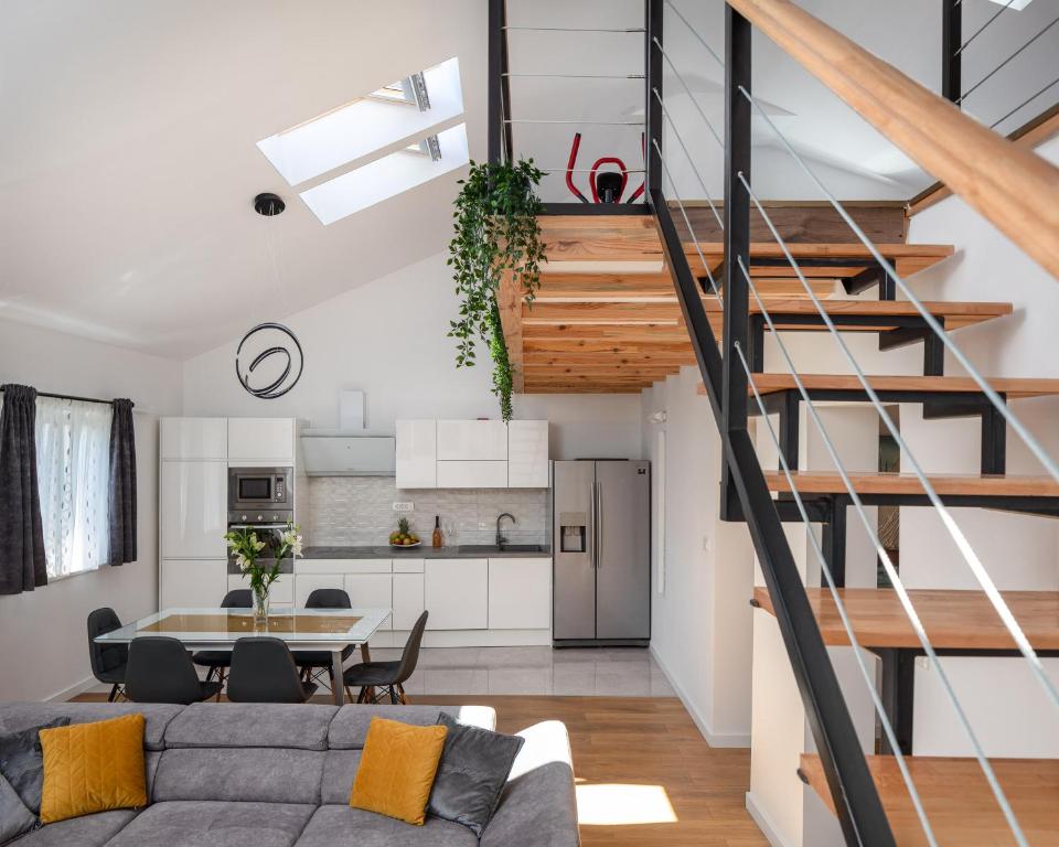 Kuchyňa alebo kuchynka v ubytovaní Metily apartment