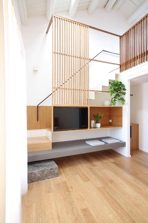 Televisyen dan/atau pusat hiburan di Pànto - Rooftop boutique rooms