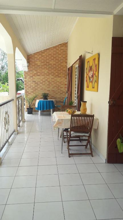 Balcon ou terrasse dans l'établissement An ti kaz la