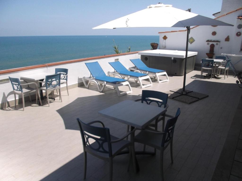 Nespecifikovaný výhled na moře nebo výhled na moře při pohledu z bed and breakfast