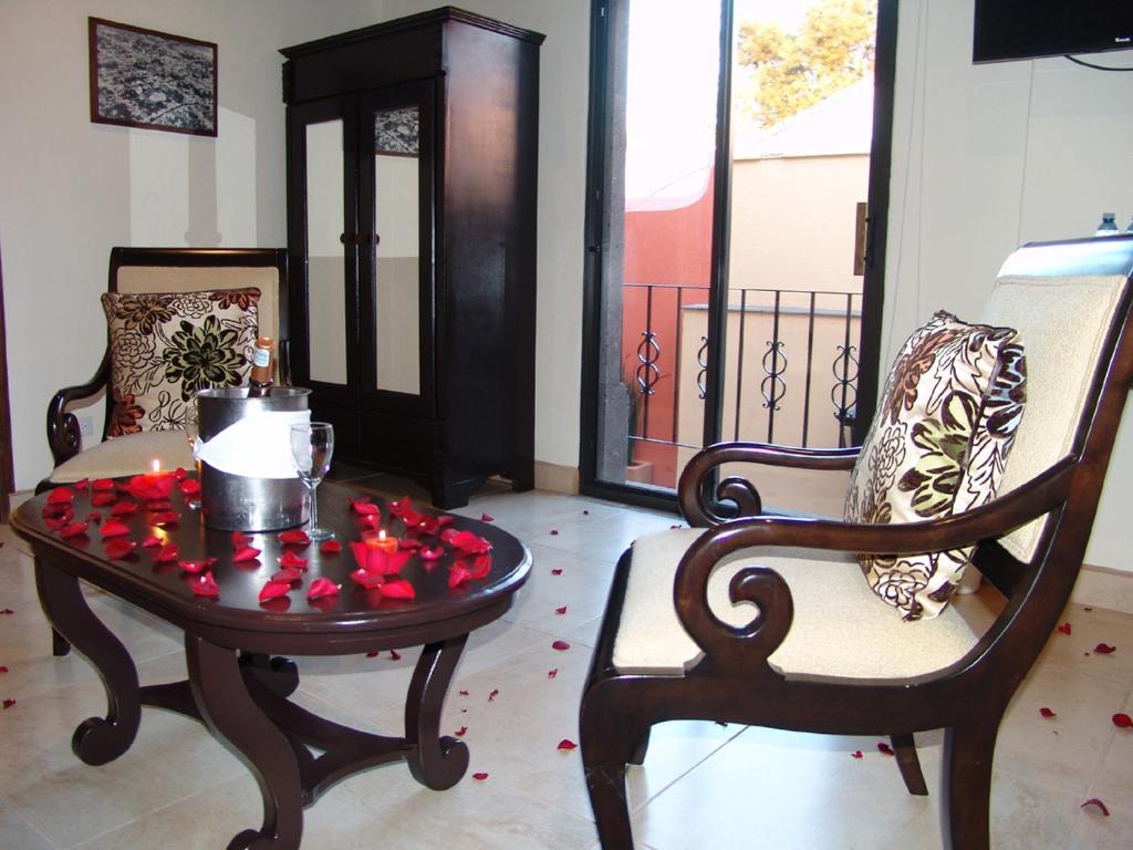 Posezení v ubytování Casa del Tio Hotel Boutique