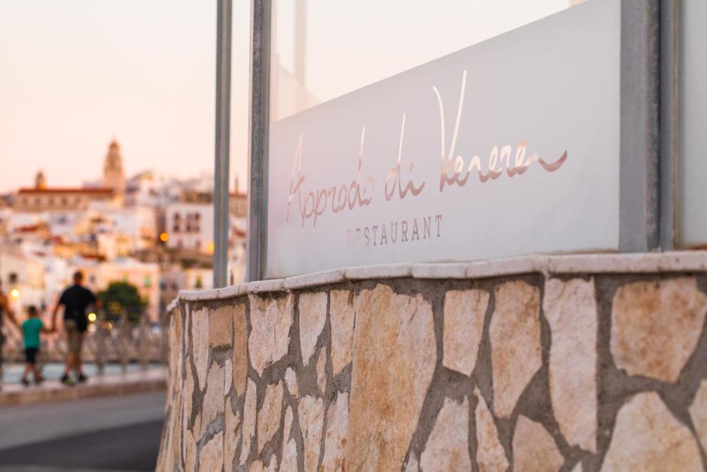 Widok na miasto Vieste z tego hotelu