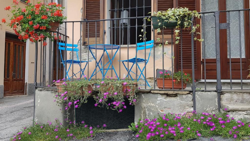Ogród w obiekcie La Ca' d' Rina Casa Vacanze