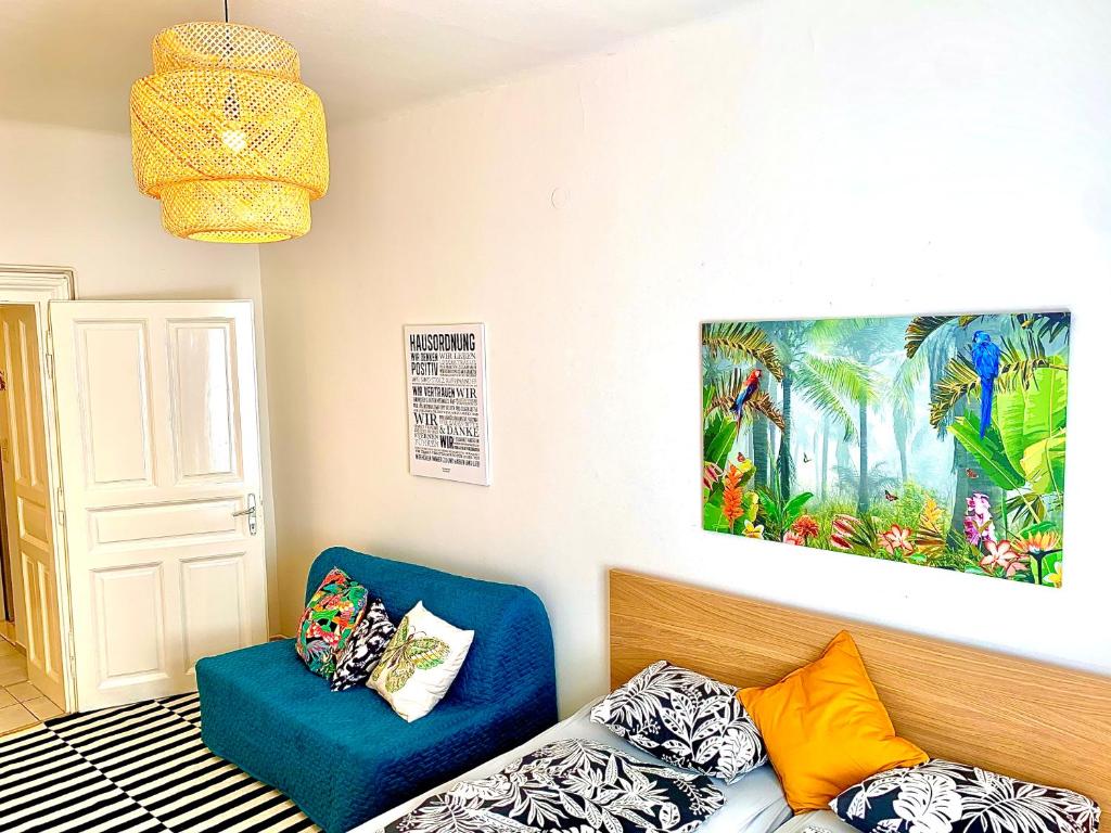 A bed or beds in a room at Charming City Apartment - by Nahuen Suites