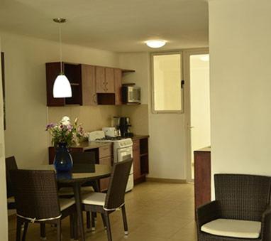 Kuchyň nebo kuchyňský kout v ubytování Zenharmony Suites
