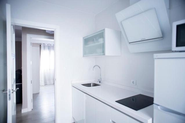 Kuchyň nebo kuchyňský kout v ubytování Apartamento Jardines de Cuenca