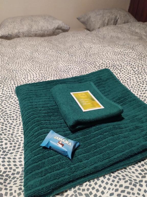 Postel nebo postele na pokoji v ubytování Na Jamajce