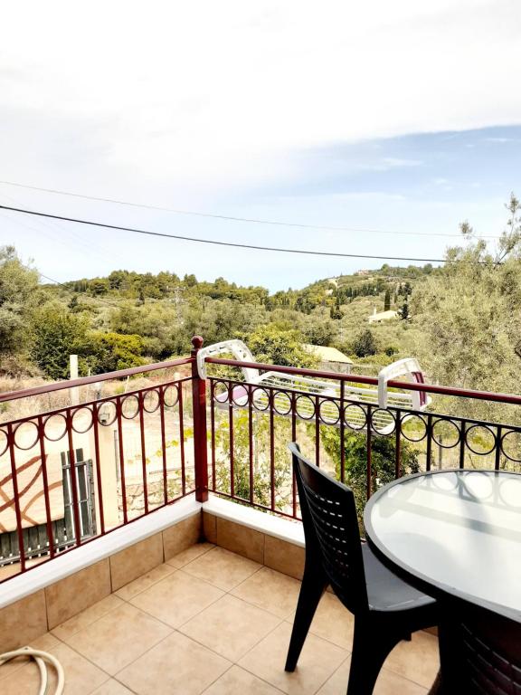 Balkon lub taras w obiekcie Monika Lefkada