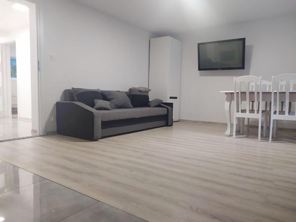 Posezení v ubytování Apartamenty Parkowa