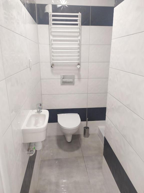 Koupelna v ubytování Apartamenty Parkowa