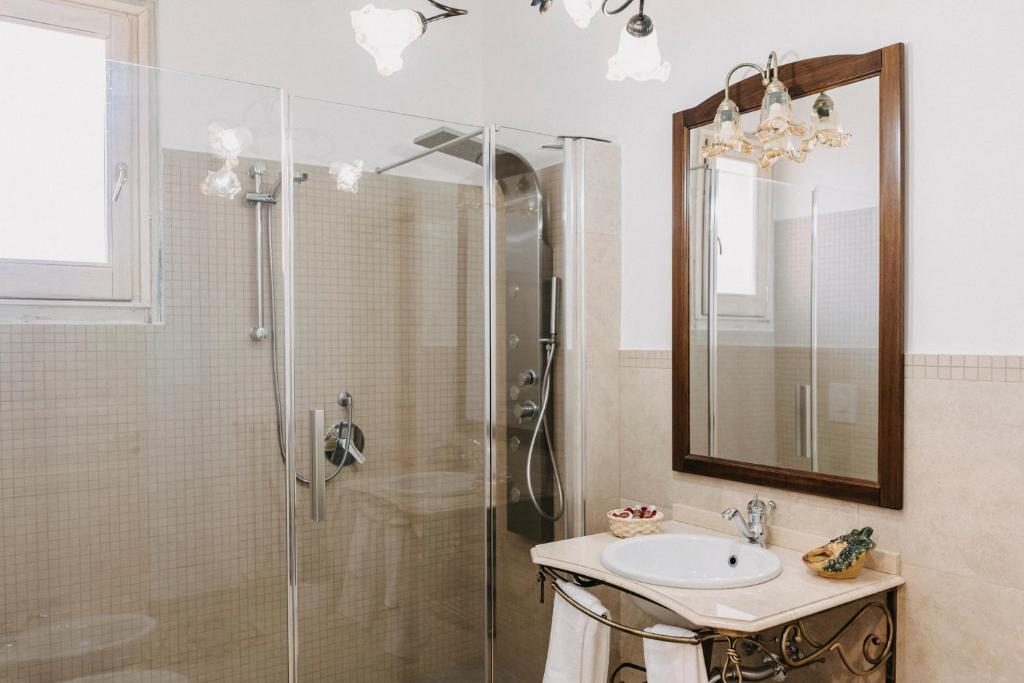 Koupelna v ubytování B&B Diana