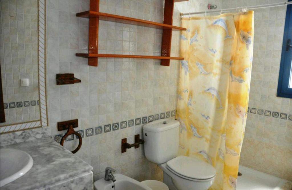 Koupelna v ubytování Casa el mar