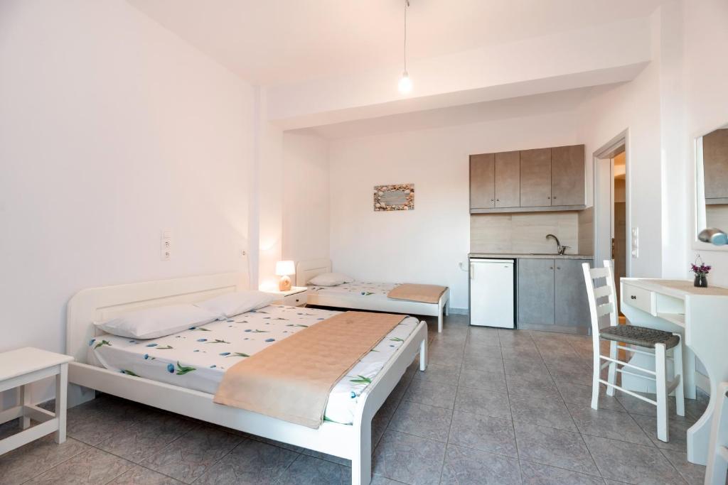 Kuchyň nebo kuchyňský kout v ubytování Panorama Rooms