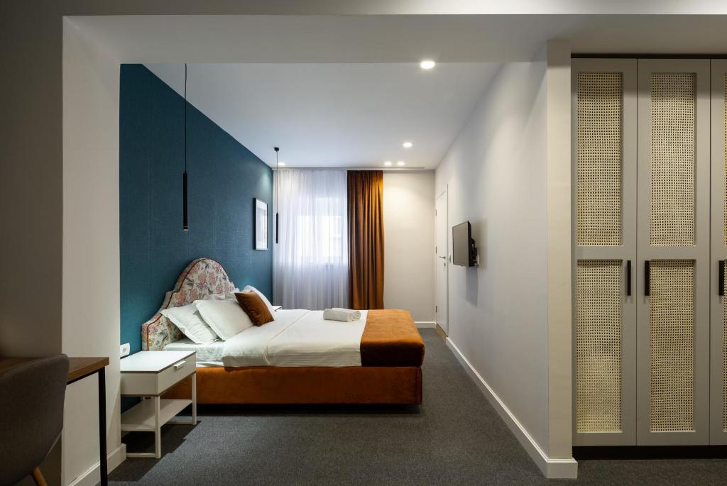 Krevet ili kreveti u jedinici u okviru objekta Hotel Bohemian Garni - Skadarlija