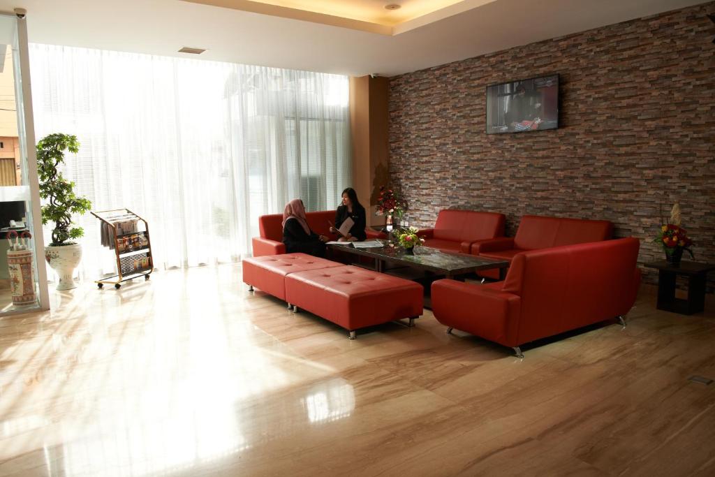 Posezení v ubytování Winstar Hotel