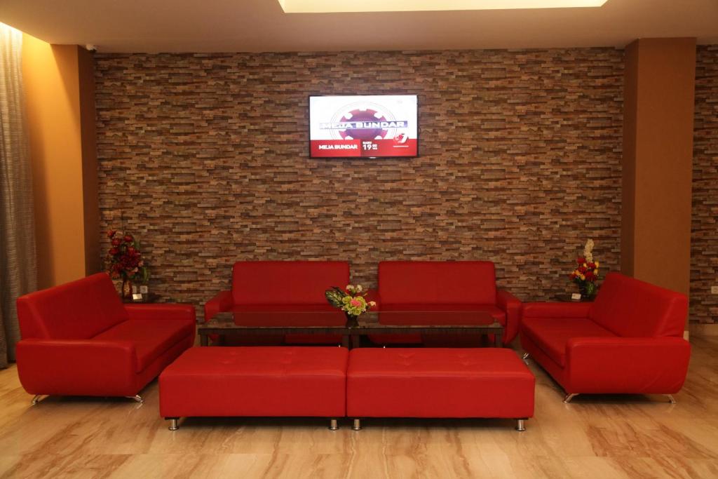 Posezení v ubytování Winstar Hotel