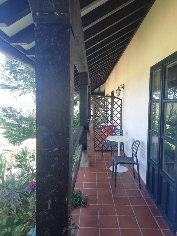 Balkon lub taras w obiekcie Posada torre del milano